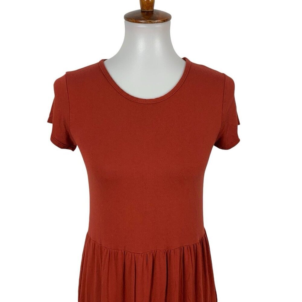 Olivia Rae Rust Red Dress - Picture 2 of 7